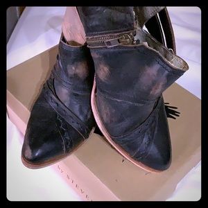 Free bird black booties